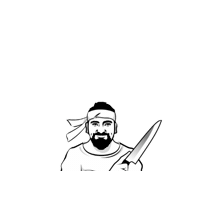 Asian Food Sticker by Enzu