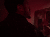 walentinocam looking back 1000 yard stare tyo paranoa GIF