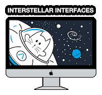 axondev spacecat axon axondev cosmocat Sticker