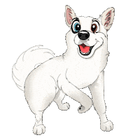 Dog Tail Sticker
