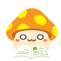 MapleStory reading study read mushroom Sticker
