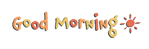 Good Morning Text Sticker
