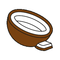 Pup Coconut Sticker by sat1