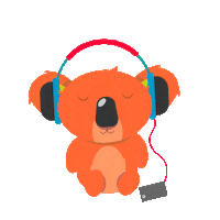 kuausonho music musica koala coala Sticker