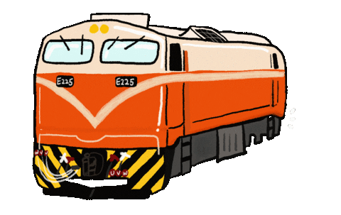 Train 火車 Sticker