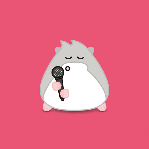 Hamster Singing GIF by hamsta.world