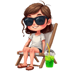 Summer Beach Sticker