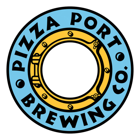 San Diego Beach Sticker by Pizza Port Brewing Co.