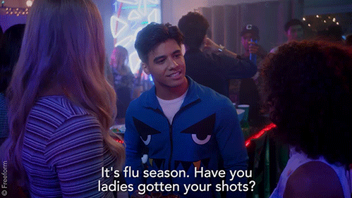 Drunk Flu Season GIF by grown-ish