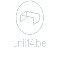 unit14 logo unit14 unit14be Sticker