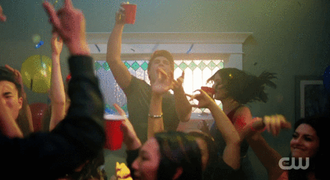 archie andrews party hard GIF