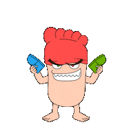 hero_okman_ 캐릭터 읏맨 빌런 빌런툰 Sticker