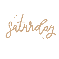 Saturday Overlay Sticker