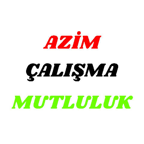 Azim Calisma Mutuluk Sticker by Enes Batur
