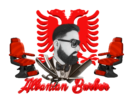 Albanian Barber Sticker by Mas Barbershop