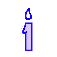 Fire Candle Sticker by Visible