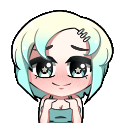 Sofki_2 giphyupload shy kawai tierno Sticker
