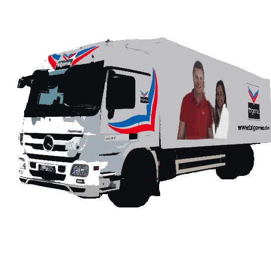 Delivery Truck Sticker by TRIGEMA