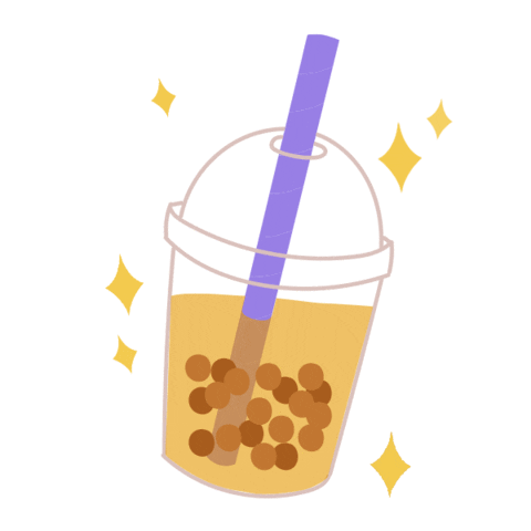 tapiocalounge giphyupload boba tapioca tapiocalounge Sticker