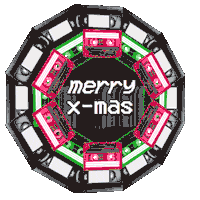 christmas 90s Sticker by Bubble Punk