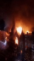 Fire Tears Through Historic Church in Manhattan's East Village