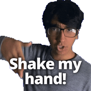 Shaking Shake Hands Sticker