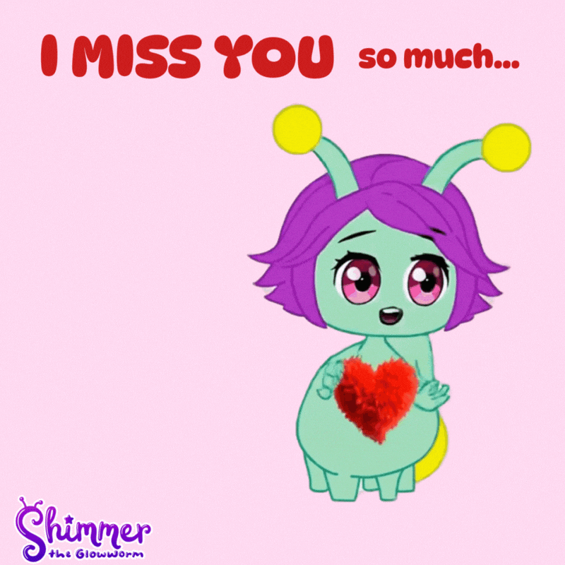 Thinking Of You Omg GIF by ShimmertheGlowworm