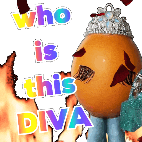 BaddieEgg wow queen diva iconic Sticker