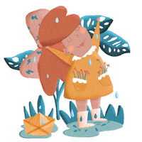 Girl Jugar Sticker
