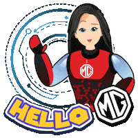 mgmotor christmas india cars new year Sticker