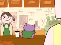 Cat Coffee GIF