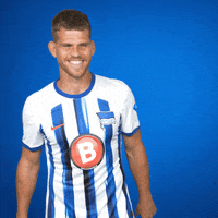 Football Laughing GIF by Hertha BSC