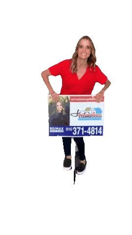 Jenstanbroughrealestate giphyupload real estate sold kicking Sticker