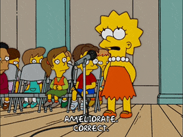 lisa simpson microphone GIF