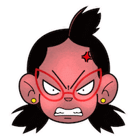 Angry Sticker by Gashhuds