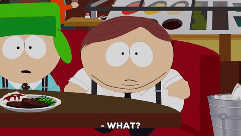 scared eric cartman GIF by South Park 