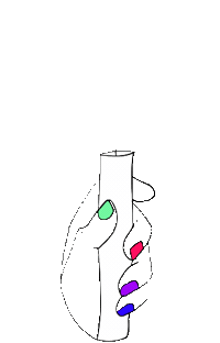 Rainbow Burn Sticker by Linnéa Claeson