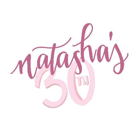 coppercanvas happybirthday natasha coppercanvas natasha30 Sticker