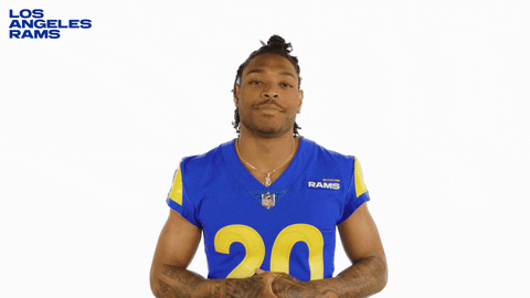 La Rams Eye Roll GIF by Los Angeles Rams