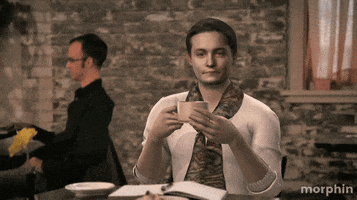 morphin coffee cheers tea breakfast GIF