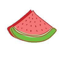 Hungry Fruit Sticker