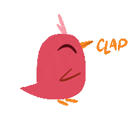 levraicolonelmoutarde clap bird applause cmoutarde Sticker