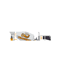 TransbetBetoniarnie cement beton budowa transbet Sticker