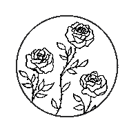 Happily Ever After Rose Sticker by four things paper