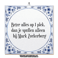 Wijsheid Spreuk Sticker by Tegelspreuken.nl