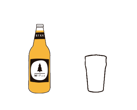 beer cerveza Sticker by WIPco