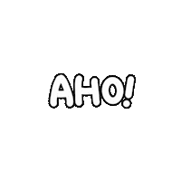 Aho Sticker