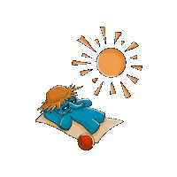 Summer Beach Sticker by Dramblys