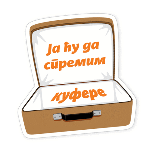 nusicijadaivanjica giphyupload putovanje nusicijada kofer Sticker