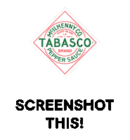 Swipe Up Hot Sauce Sticker by TABASCO® Brand